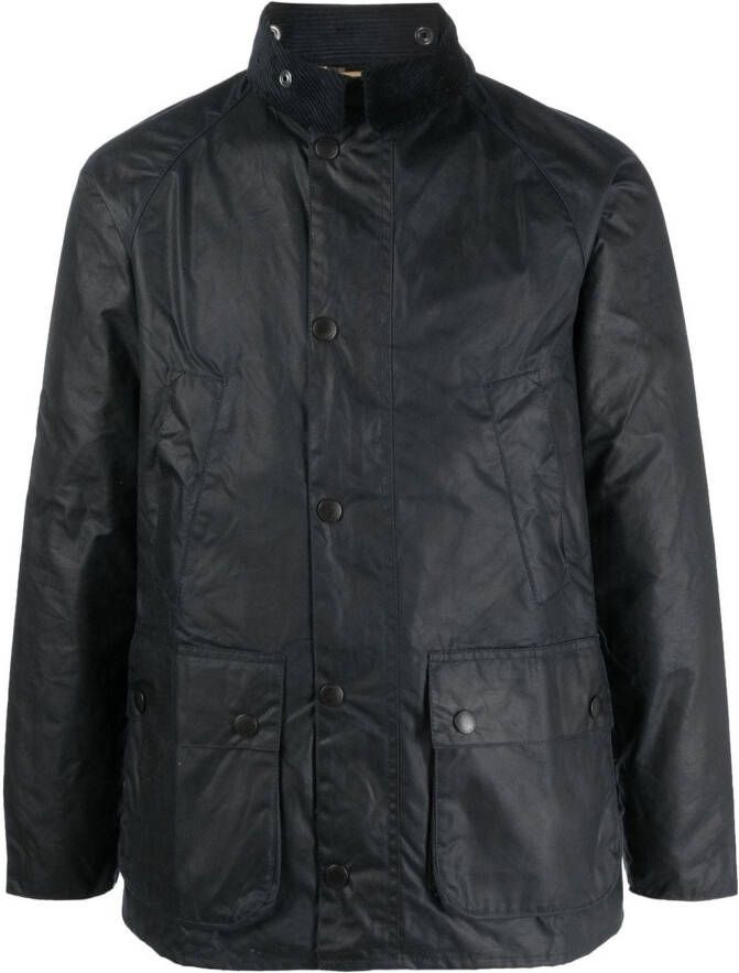 Barbour Katoenen jack Blauw