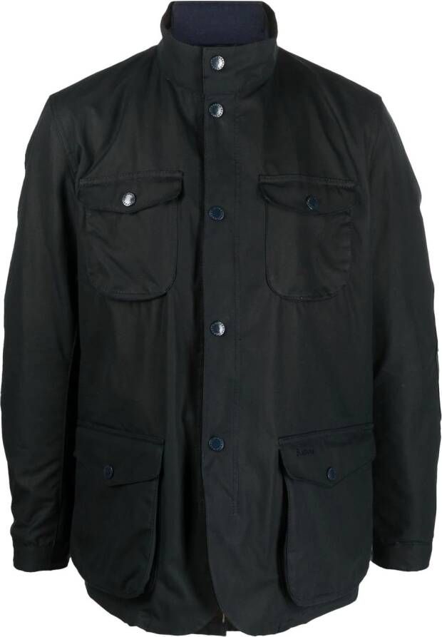 Barbour Katoenen jack Blauw
