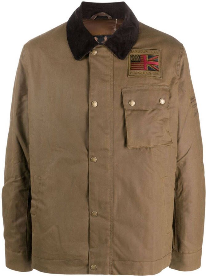 Barbour International Katoenen shirtjack Bruin