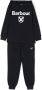 Barbour Kids Trainingspak met logoprint Blauw - Thumbnail 1
