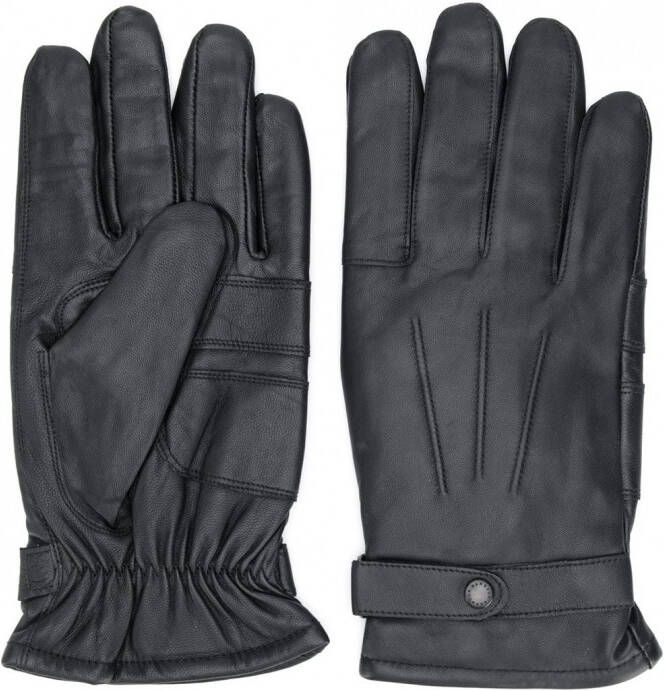Barbour Leren handschoenen Zwart
