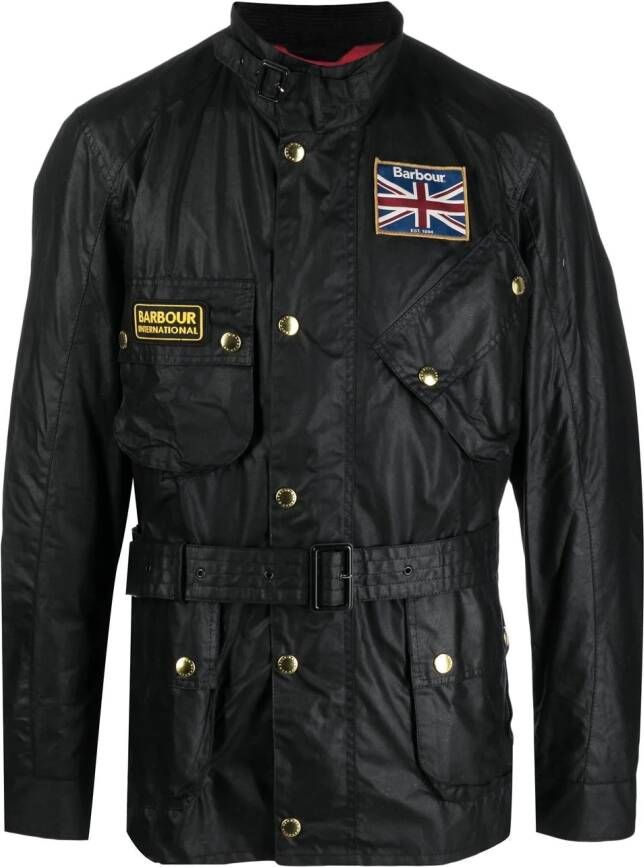 Barbour Jas met logopatch Zwart