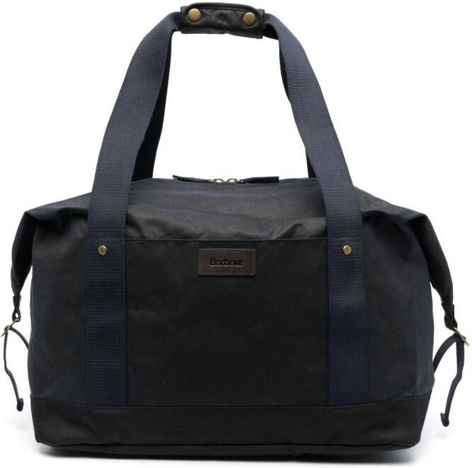 Barbour Shopper met logopatch Blauw