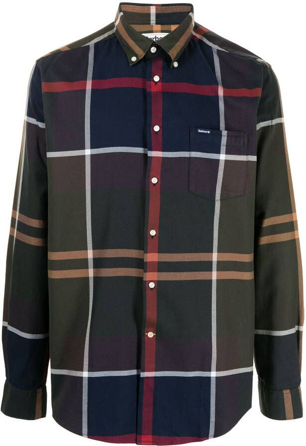 Barbour Overhemd met tartan ruit Groen