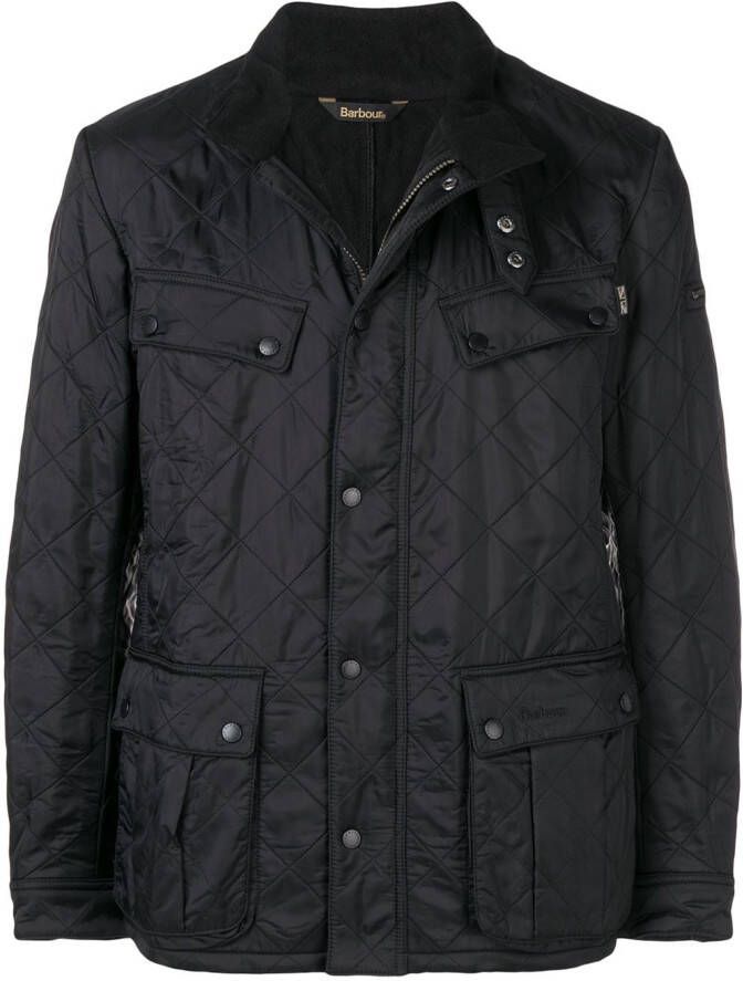 Barbour Jack met meerdere zakken Zwart