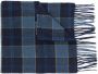 Barbour Sjaal met tartan ruit Blauw - Thumbnail 1