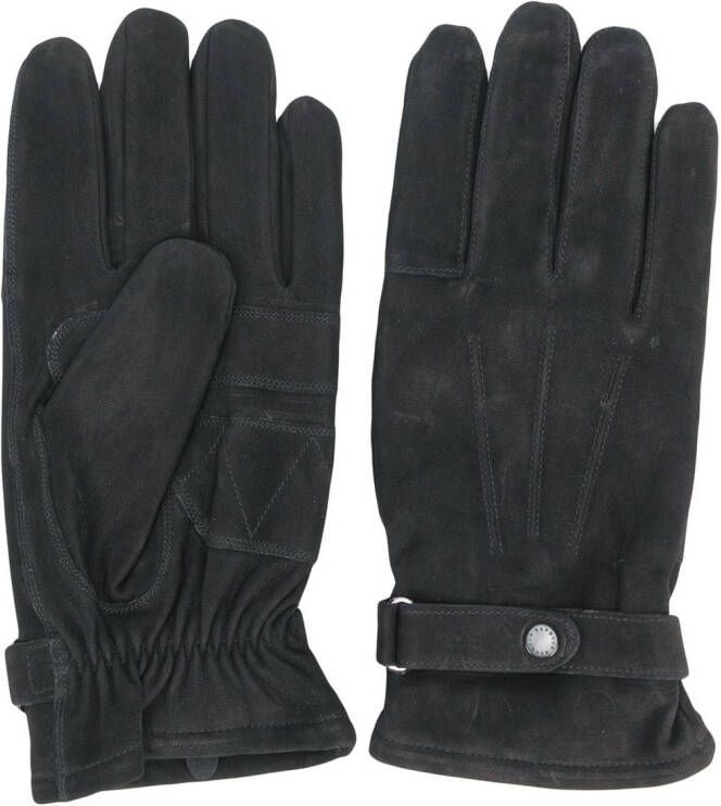 Barbour steek detail handschoenen Zwart