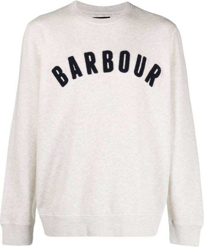 Barbour T-shirt met logo Beige
