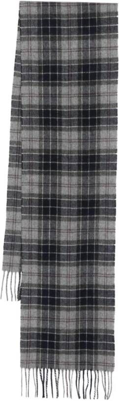 Barbour Sjaal met tartan ruit Blauw