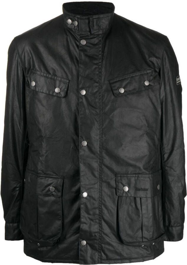Barbour Jack met waslaag Zwart