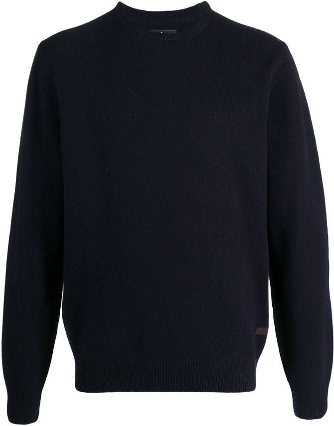 Barbour Trui met ronde hals Blauw