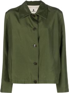 Barena button-down shirt jacket Groen