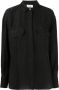 Barena Button-up blouse Zwart - Thumbnail 1