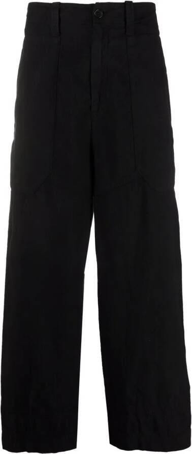 Barena Cropped broek Zwart