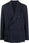 Barena Blazer met dubbele rij knopen Blauw - Thumbnail 1