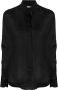 Barena Semi-doorzichtige blouse Zwart - Thumbnail 1