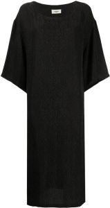 Barena T-shirtjurk met ronde hals Zwart