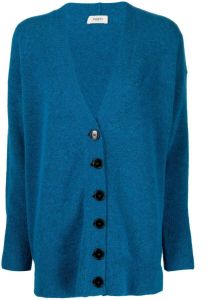 Barena V-neck knitted cardigan Blauw