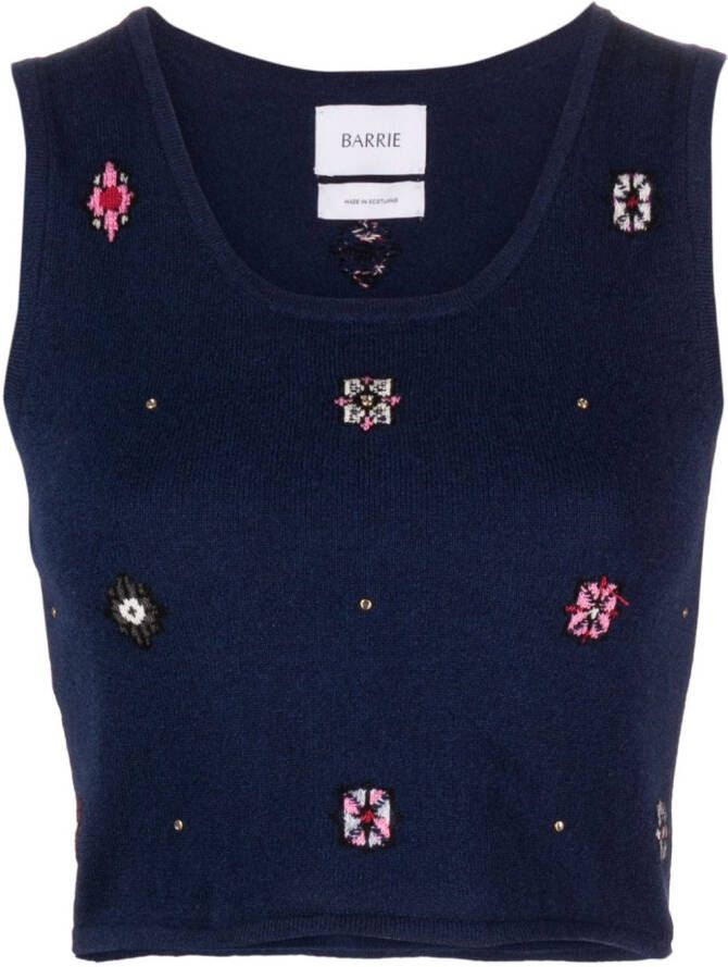 Barrie Cropped top Blauw