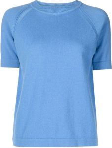 Barrie Gebreid T-shirt Blauw