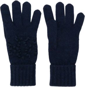 Barrie Gebreide handschoenen Blauw