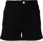 Barrie High waist shorts Zwart - Thumbnail 1