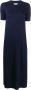 Barrie Jersey jurk Blauw - Thumbnail 1
