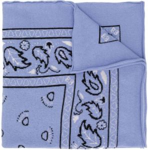 Barrie Sjaal met paisley-print Blauw