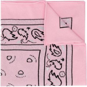 Barrie Sjaal met paisley-print Roze