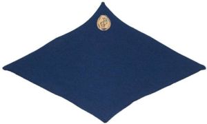Barrie x Goossens Libra sjaal met patroon Blauw