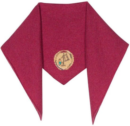 Barrie x Goossens sjaal met sterrenbeeld patroon Roze