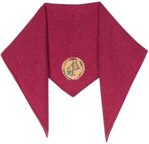 Barrie x Goossens sjaal met patroon Roze