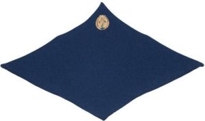 Barrie x Goossens Taurus sjaal met patroon Blauw
