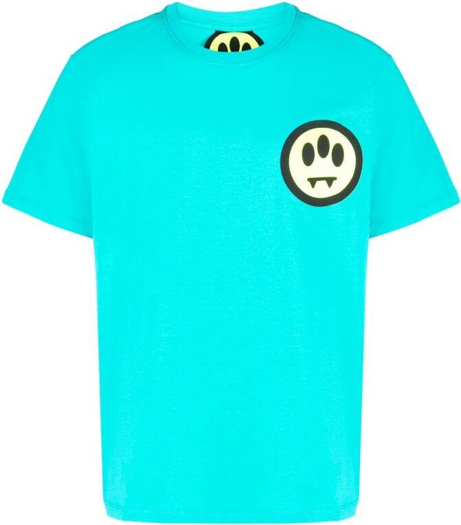 BARROW T-shirt met logoprint Blauw