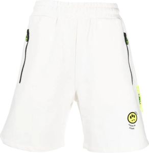 BARROW Bermuda shorts met elastische tailleband Wit