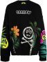 BARROW Sweater met palmboomprint Zwart - Thumbnail 1