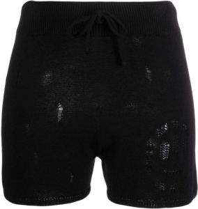 BARROW Gebreide shorts Zwart