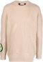 BARROW Gerafelde trui Beige - Thumbnail 1