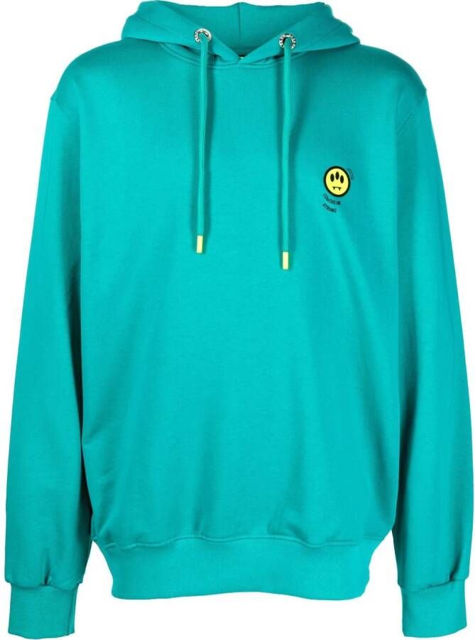 BARROW Hoodie met logoprint Groen