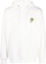BARROW Hoodie met logoprint Wit - Thumbnail 1