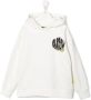 Barrow kids Hoodie met logoprint Beige - Thumbnail 1