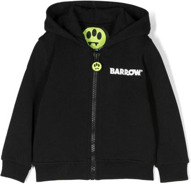 Barrow kids Hoodie met logoprint Zwart