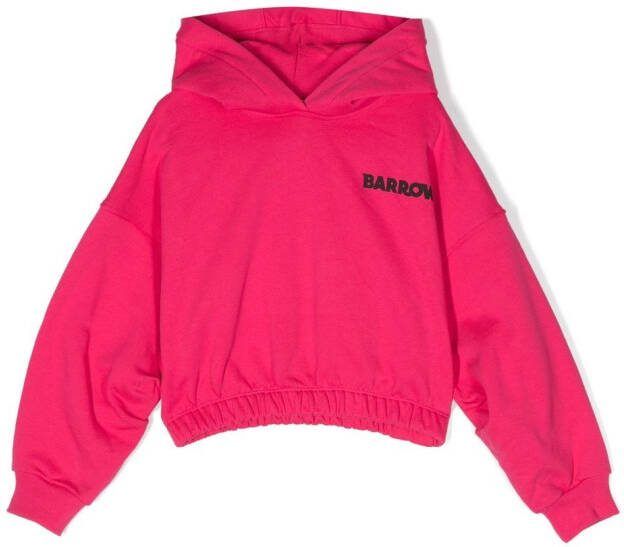 Barrow kids Hoodie met print Roze
