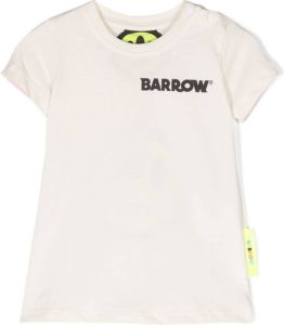 Barrow kids T-shirt met logoprint Beige