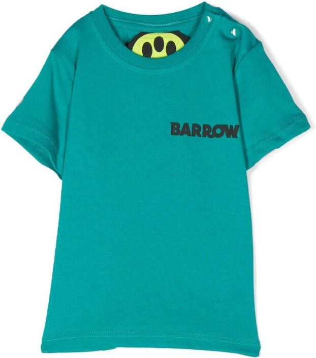 Barrow kids T-shirt met logoprint Groen