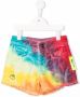 Barrow kids Spijkershorts met tie-dye print Rood - Thumbnail 1