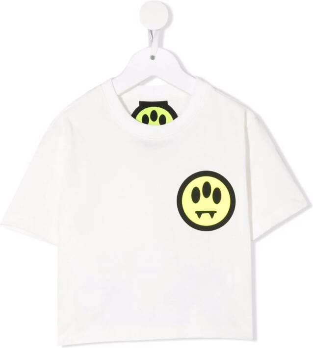 Barrow kids T-shirt met logo Wit