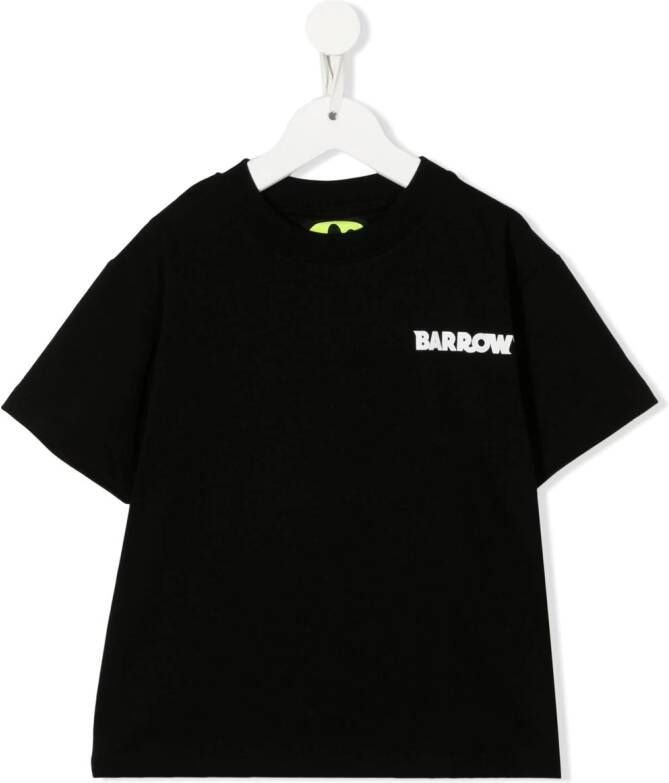 Barrow kids T-shirt met logo Zwart