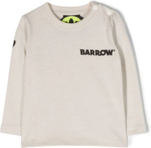 Barrow kids T-shirt met logoprint Beige