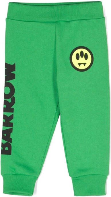 Barrow kids Trainingsbroek met logoprint Groen